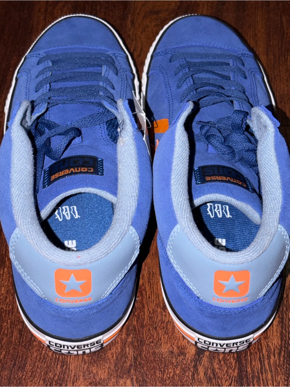 Converse size 11 Blue Suede Sneakers - Picture 6 of 10